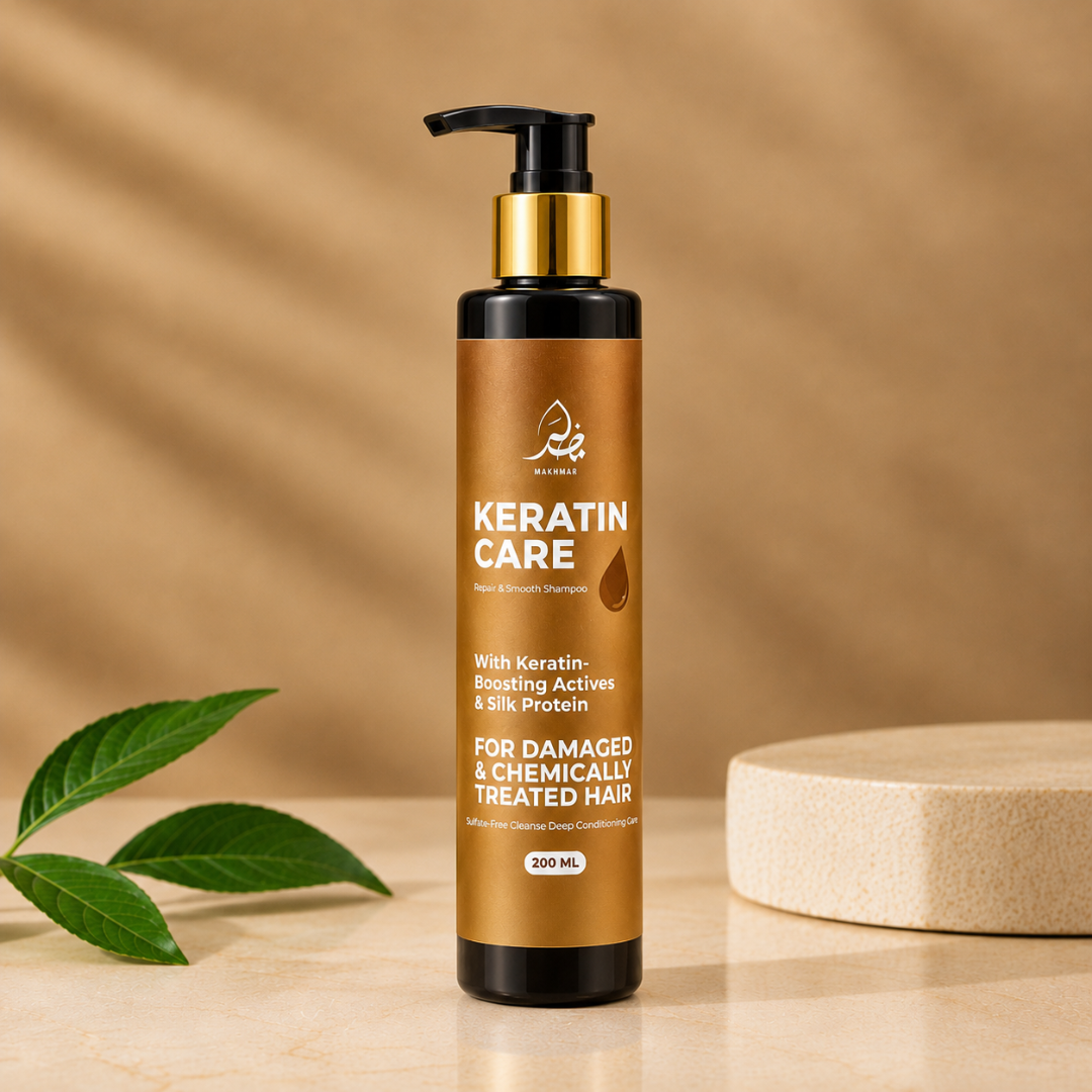 Makhmar Keratin Care Repair & Smooth Shampoo | 200 ml