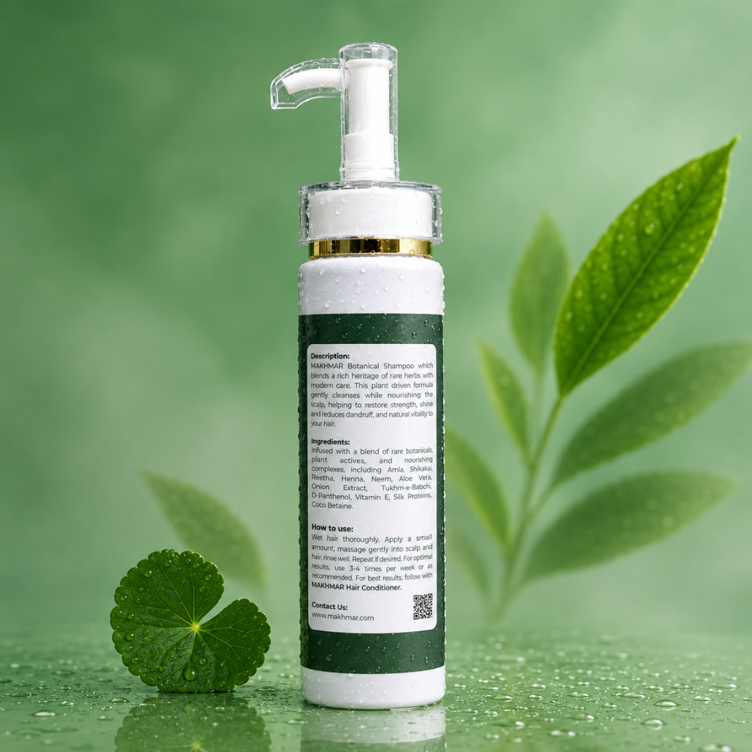 Makhmar Botanical Shampoo - Anti-Dandruff | 200 ml