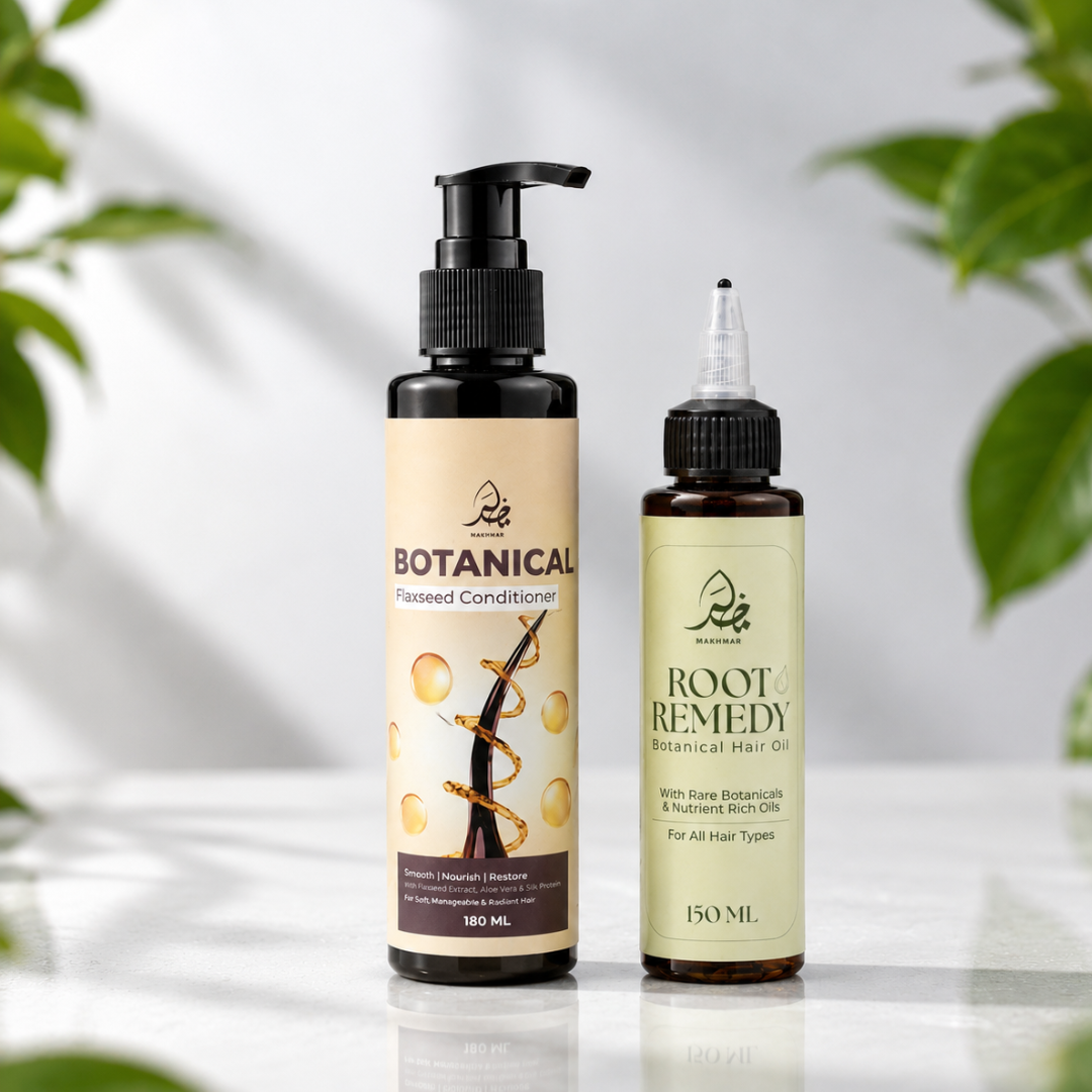 Makhmar Conditioner + Hair Oil Bundle | 2 In 1