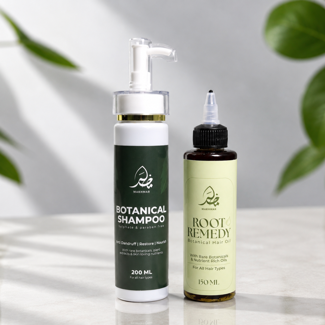Makhmar Shampoo + Hair Oil Bundle | 2 In 1